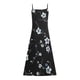 thumbnail image 5 of Vestido largo de playa ajustado con estampado de rayas sin mangas con cuello en V y cintura media a la moda para mujer Pompotops  ghjkhdj6963, 5 of 6