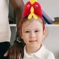thumbnail image 5 of Decoración de Halloween, diadema de pollo, sombrero de gallo, diadema con orejas de animales, diademas de animales de peluche, diadema con cuerno para el pelo, 5 of 5