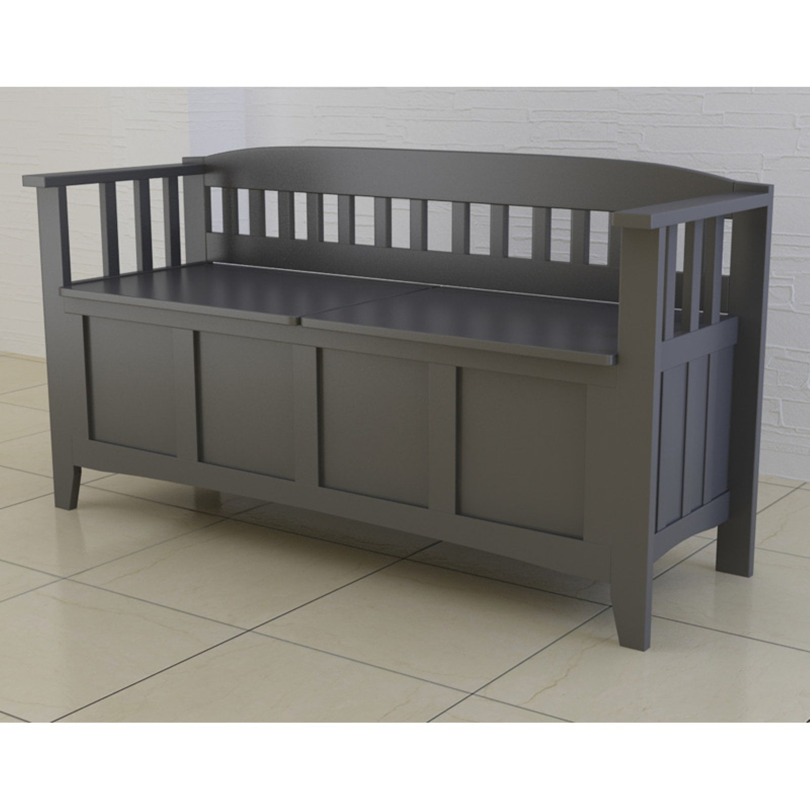 Linon Hunter Storage Bench Walmart Com