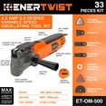 thumbnail image 2 of Herramienta oscilante ENERTWIST ET-OM-500 4.2A 6 velocidades variables, 2 of 7