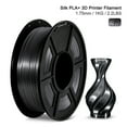 thumbnail image 3 of SUNLU Silk PLA+ 3D Printer Filament Bundle,1.75mm,1kg(2.2LBS)/ Spool,2KGs Black+1KG Silver, 3 of 7