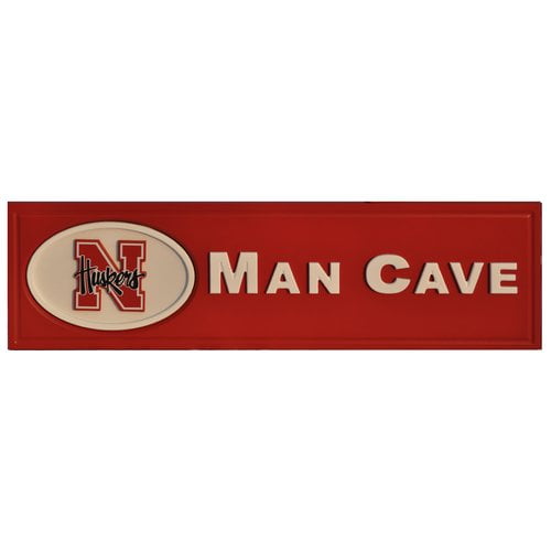 Fan Creations Ncaa Man Cave Textual Art Plaque Walmart Com Walmart Com
