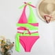 thumbnail image 5 of WILLBEST Trajes de Baño Para Mujer, 2 Piezas, Conjuntos de Bikini Para Mujer, Trajes de Baño Push Up, Traje de Baño de Dos Piezas Con Bloques de Color y Cintura Media, 5 of 8