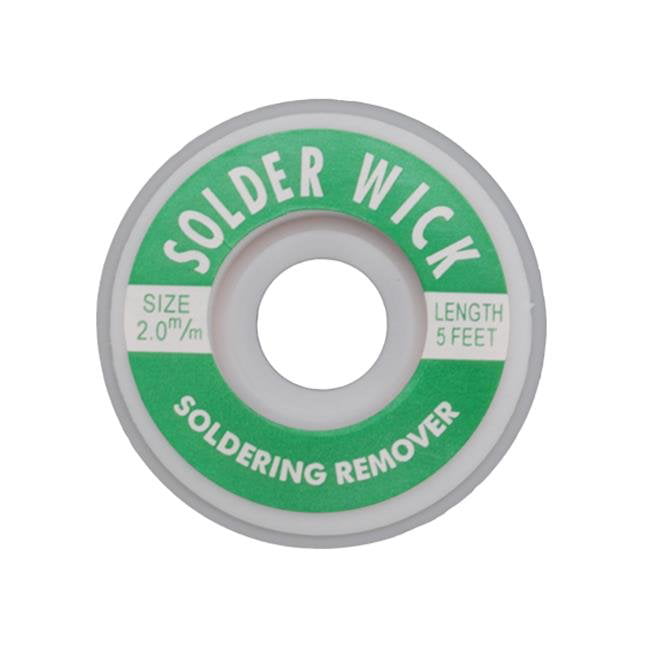 2.0MM Solder Wick Remover Desoldering Braid Wire Sucker Cable Fluxed Flux TR