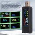 thumbnail image 4 of Probador Multifuncional USB, 0-80 Grados Celsius Prueba De Temperatura Detección Del Cargador Medidor De Potencia De Corriente De Voltaje Rango De 5-36 V Pantalla Digital Para, 4 of 7
