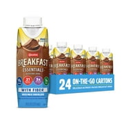 2X - Carnation Breakfast Essentials Ready To Drink With Fiber, Rich Milk Chocolate, 8 Fl Oz Carton (Pack Of 24) (Packaging May Vary) Packaing may vary