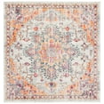 thumbnail image 3 of SAFAVIEH Madison Dalia Oriental Area Rug, Beige/Orange, 5' x 5' Square, 3 of 16