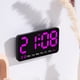 thumbnail image 4 of Reloj de pared digital grande, despertador LED con dígitos grandes, alarma dual, brillo de 3 niveles, 4 of 6