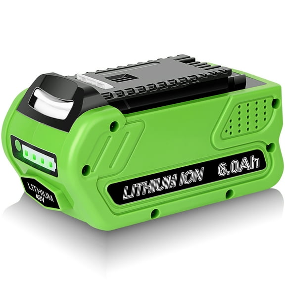 Jialitt 29472 29462 Battery 6000mAh Lithium Replacement Battery for GreenWorks Battery 40V Compatible with GreenWorks 40 Volt G-MAX Power Tools 29252 20202 22262 25312 25322 20642 22272 27062 21242