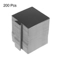 thumbnail image 3 of Uxcell 200pcs Mini Cake Boards, Mousse Cake Cardboards Square Cake Bases (Black), 3 of 5