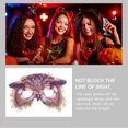 thumbnail image 3 of 1Pc Owl Design Face Mask Creative Cosplay Half-face Mask Unique Costume Prop, 3 of 3