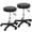 Black, variant on SONGMY Adjustable Hydraulic Spa Stool, White Rolling Tattoo Salon Massage Chair, Professional Beauty Stool, 1 PC