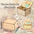 thumbnail image 5 of Wooden Music Box, Mini Vintage Hand Crank Music Box Laser Engraved You are My Sunshine Gifts for Wife, Daughter, Dad, Mom for Christmas, Anniversary, Birthday, Thanksgiving YR001, 5 of 5
