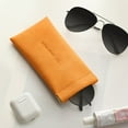 thumbnail image 3 of Yesbay Storage Pouch Automatic Closing Large Capacity Built-in Fluff Storing Faux Leather Glasses Bag for Home, 3 of 8