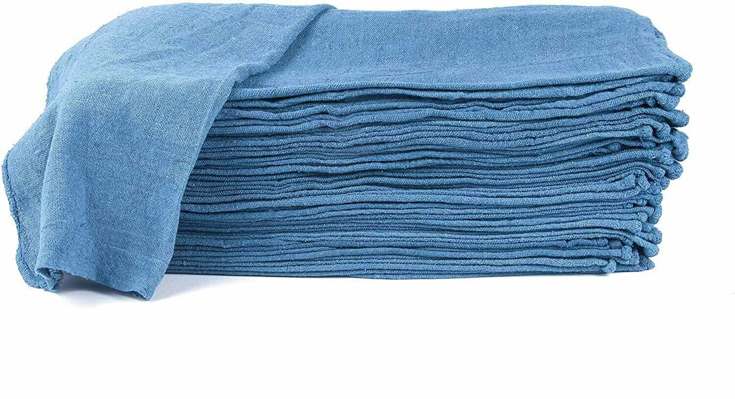 Auto Shop Towel, 100 Cotton Commercial Grade Rags, Ideal For Auto