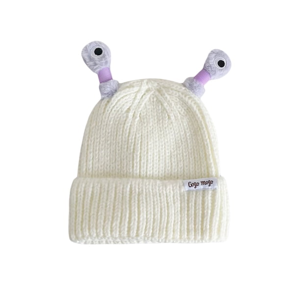 Sunloudy Gorro de lana de invierno para niños y adultos, gorros tejidos de dibujos animados con tentáculos iluminados retráctiles, gorros suaves y cálidos Sunloudy moda