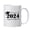 E, variant on A Ceramic Coffee Mug 350Ml College Graduate Commemorative Design For Tea Hot Drink Home Office