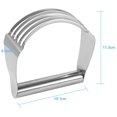 thumbnail image 4 of Stainless Steel Pastry Cutter, Kitchen Handheld Professional Dough Blender Flour Mixer Whisk Baking for Pasta, Pie Crust and Cake, 4 of 8