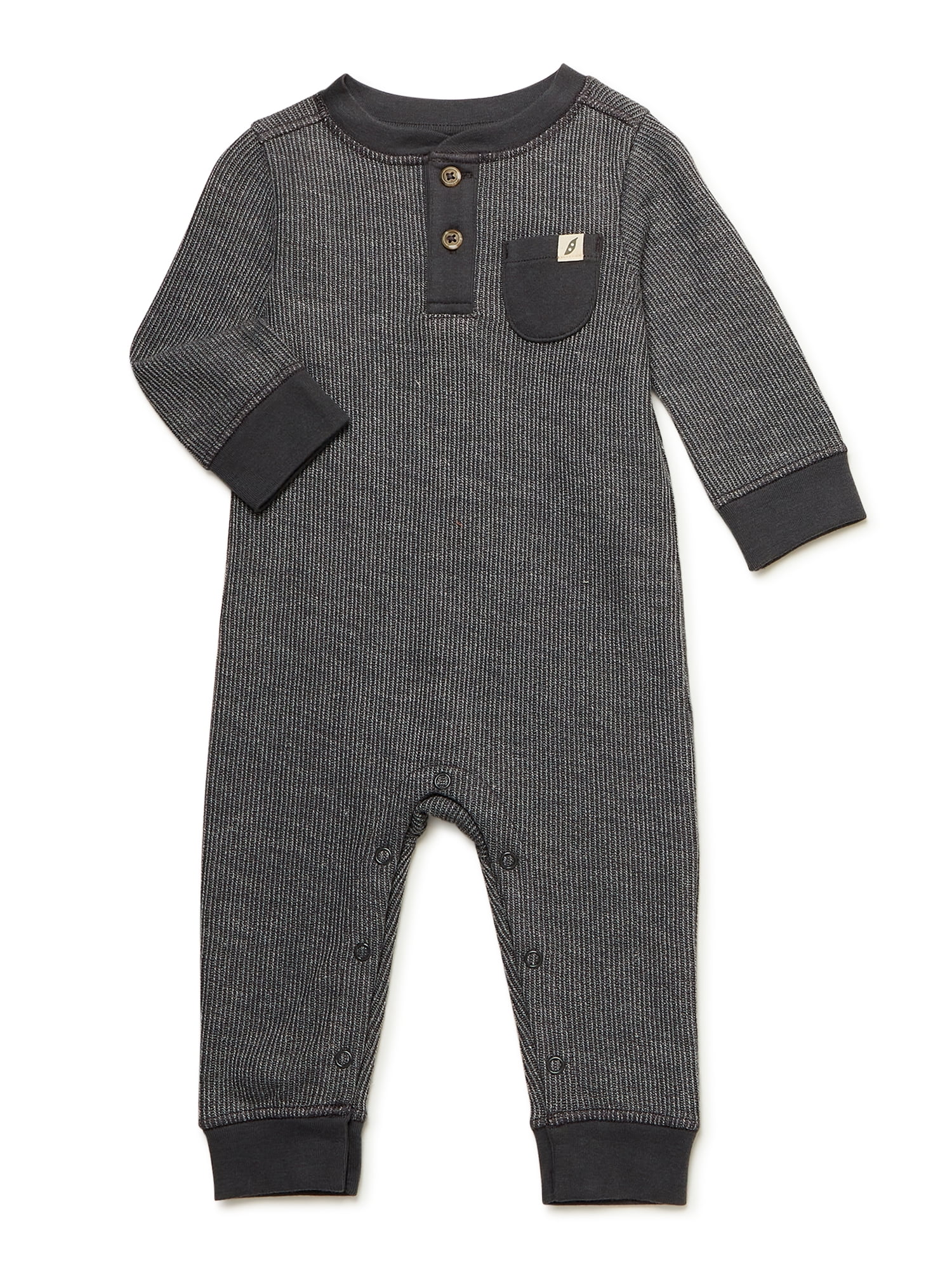 easy-peasy Baby Solid Romper, Sizes 0/3-24 Months