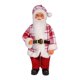 thumbnail image 1 of Muñeco de Papá Noel navideño, manualidad, decoración navideña práctica para fiestas Cuadros rojos y blancos, 1 of 9