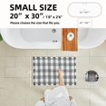 thumbnail image 2 of Alfombra de baño TYUU Waffle antideslizante, lavable y absorbente, 30 x 50 cm, 2 of 9