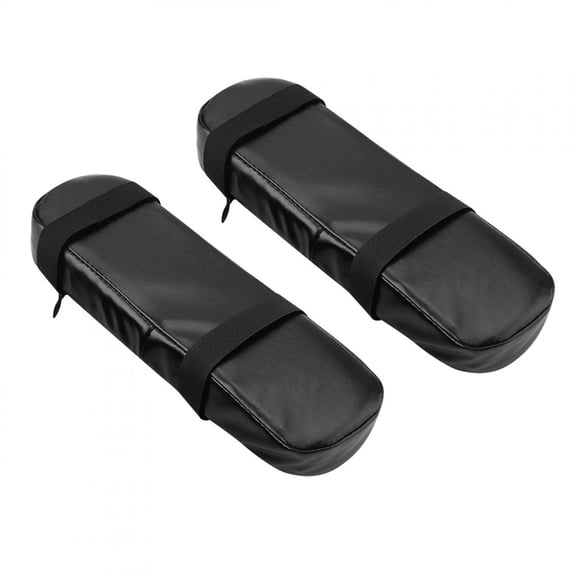 Memory Foam Armrest Pads - Soft Office Chair Elbow Support with PU Leather Cushion