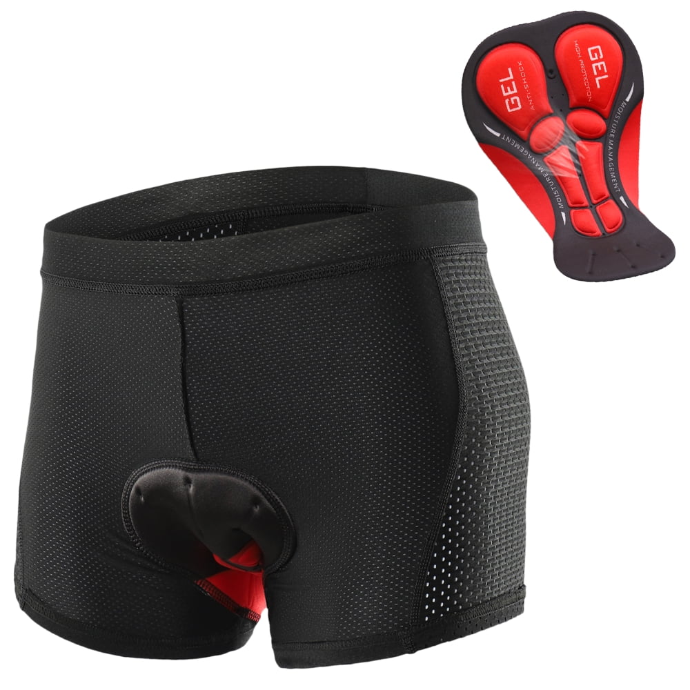 mens cycling shorts with gel padding