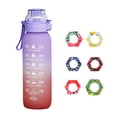 thumbnail image 1 of Perfume 1 Liter Bottle, Update Water Bottle Up Set With 6 Capsules Drinking Straw, No Sugar, Outdoor Water Bottle Free, 1 of 4