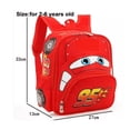 thumbnail image 2 of Mochila Preescolar Auto 3d Animados Para Niños Cars rojo, 2 of 3