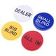thumbnail image 3 of Paquete de 3 a 6 fichas de póquer Big Little All in y botón de distribuidor para Texas Hold'em 5 piezas, 3 of 7