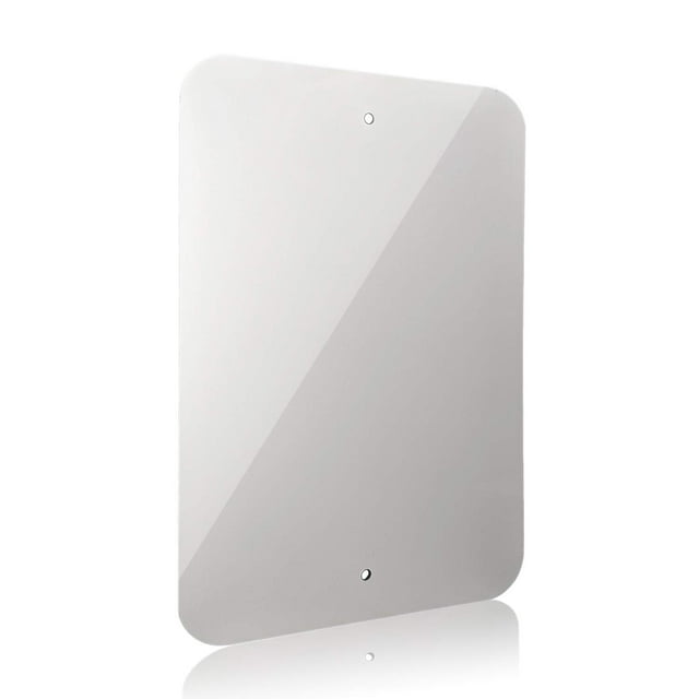 12†x 18†Metal Sign Blank – White Aluminum - .040†(3)