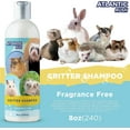 Critter Shampoo for Small Pets Fragrance Free, 8oz For Ferrets
