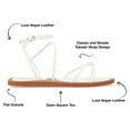 thumbnail image 3 of Journee Collection Womens Farron Tru Comfort Foam Buckle Flat Sandals, 3 of 7