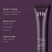 ITK Nourishing Lip Balm | Shea Butter, Coconut Oil & Vitamin E, 2 fl. oz