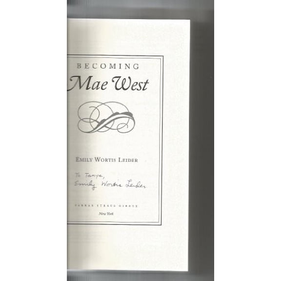 Pre-Owned Becoming Mae West (Hardcover) by Emily Wortis Leider