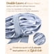 thumbnail image 2 of Gorro de satén YANIBEST ajustable de doble capa azul seda, 2 of 6