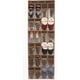 thumbnail image 3 of Organizador de zapatos sencillo para el hogar con 24 bolsillos sobre la puerta, 3 of 5