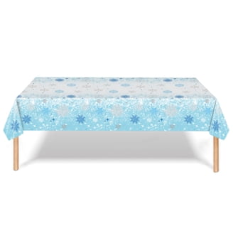 Xindtek 2 Pack Football Party Tablecloths - Plastic Field Design, 54x108 Inch, Waterproof For Tailgate & Game Day