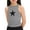 Gray, variant on Tsesme Girls Star Print Tank Tops 2-14y, Casual Round Neck Sleeveless Tee, Summer Ribbed Knit Breathable Athletic Tanks