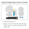 thumbnail image 3 of Kit de arco para globos, soporte para globos ajustable de 9 pies de alto y 10 pies de ancho con base rellenable con agua, 50 Uds., 3 of 5