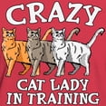 thumbnail image 3 of CafePress - Crazy Cat Lady Women's Classic T Shirt - Women's Traditional Fit Dark T-Shirt, 3 of 4