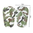thumbnail image 6 of sunsanly 1 Pair Mini Soccer Shin Guards Camouflage Anti-slip Kids Teens Adults Players Miniature Shin Pads Protectors Football Games Protective Equipment, 6 of 7