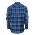 thumbnail image 2 of Gioberti Men 100% Cotton Western Flannel Plaid Shirt w/Snap-on Button, 2 of 6
