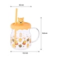 thumbnail image 3 of Vaso Disney Winnie Pooh de Vidrio con Tapa y Popote para Niños de 600 ml., 3 of 4