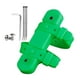 thumbnail image 1 of Adaptador de montaje Zulema para hervidor de bicicleta de montaña vaso de bebida montado en portador de silicona verde, 1 of 8