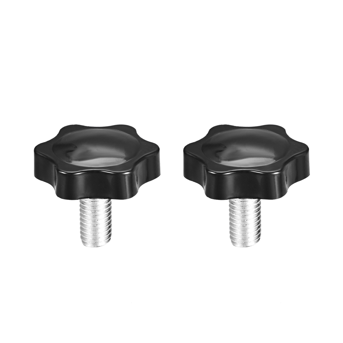 Uxcell Clamping Screw Knob , 48mm Dia Plum Hex Shaped Grips Star Knob