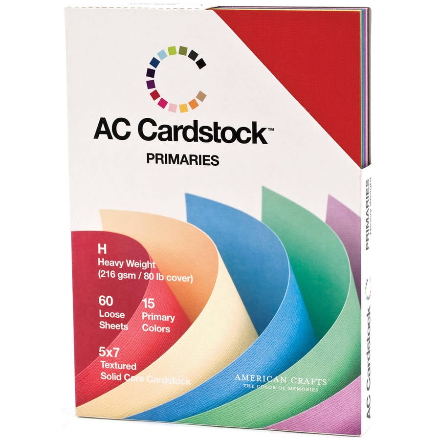 American Crafts 5" x 7" Cardstock Pack