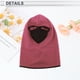 thumbnail image 5 of Máscara Facial Todo Incluido de Bargains Únicos Poliéster Patrón Panal Mantener Caliente Transpirable Rojo Rosa 1 Pcs, 5 of 6