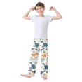 thumbnail image 2 of FORMRS Boys Pajama Pants with Pockets Size 6-8Y Kids Lounge Sleep Bottoms, Dinosaur Pattern, 2 of 8