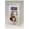 Jobst for Men Ribbed 30-40 Knee High Compression Socks Black Xlarge